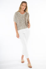 Load image into Gallery viewer, Jump V Neck Ombre Knit Natural Mix