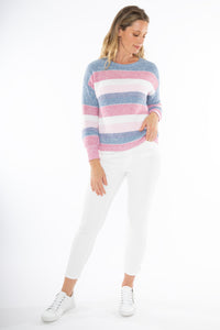 Jump Multi Stripe Pullover