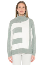 Load image into Gallery viewer, Jump Block Panel Pullover Alpine/Ivory