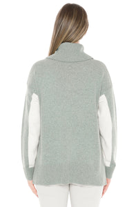 Jump Block Panel Pullover Alpine/Ivory