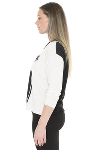 Jump Flower Stem Pullover Black Combo