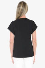 Load image into Gallery viewer, Jump Beaded Tee Black