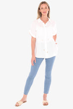 Load image into Gallery viewer, Jump Drawstring Overshirt White