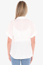 Load image into Gallery viewer, Jump Drawstring Overshirt White