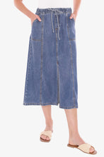 Load image into Gallery viewer, Jump Soft Denim Skirt Mid Blue