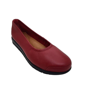 Jemma Sandra Red Ladies Leather Shoes