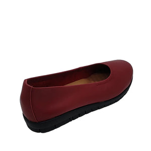 Jemma Sandra Red Ladies Leather Shoes