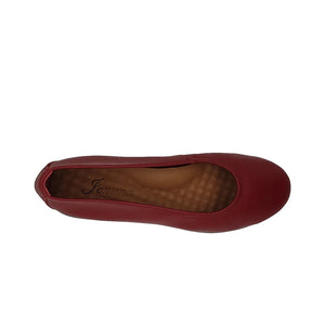 Jemma Sandra Red Ladies Leather Shoes