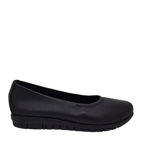 Jemma Sandra Black Ladies Leather Shoes