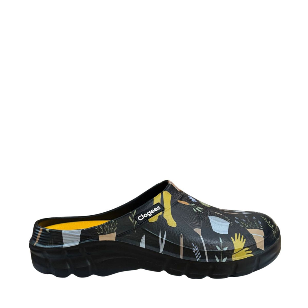 Clogees Womans Garden And Service Clogs Black