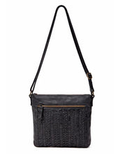 Load image into Gallery viewer, Sash &amp; Saddle Armidale Woven Detail Leather Xbody Bag