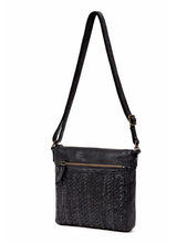 Load image into Gallery viewer, Sash &amp; Saddle Armidale Woven Detail Leather Xbody Bag