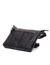 Load image into Gallery viewer, Sash &amp; Saddle Armidale Woven Detail Leather Xbody Bag