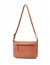 Load image into Gallery viewer, Sash &amp; Saddle Tamworth Patchwork Detail Leather Xbody Bag