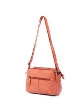 Load image into Gallery viewer, Sash &amp; Saddle Albany Multicompartment Leather Xbody Bag