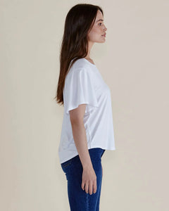 Betty Basics Everleigh Bamboo Tee White