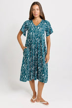 Load image into Gallery viewer, Betty Basics Donna Dress Teal Petal