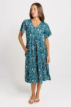 Load image into Gallery viewer, Betty Basics Donna Dress Teal Petal