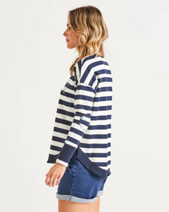 Betty Basics Lucy French Terry Nautical