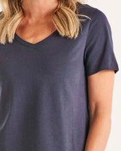 Load image into Gallery viewer, Betty Basics Luella Tee Coal