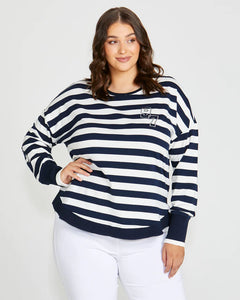 Betty Basics Lucy French Terry Nautical