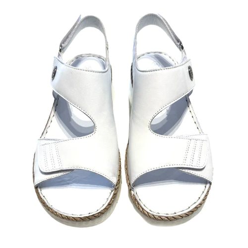 Cabello Desire Sandals White