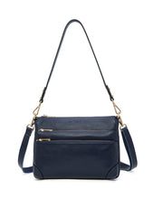 Load image into Gallery viewer, Serenade Faith Leather Cross Body Bag Navy