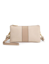 Load image into Gallery viewer, Serenade Candice Leather Wallet with Shoulder Strap Ivory