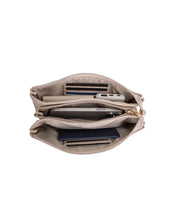 Load image into Gallery viewer, Serenade Candice Leather Wallet with Shoulder Strap Ivory