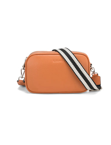 Serenade Ally Leather Crossbody Bag Apricot
