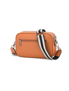 Serenade Ally Leather Crossbody Bag Apricot