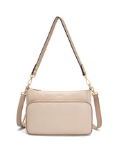 Load image into Gallery viewer, Serenade Felicity Leather Xbody Bag with RFID Compartment Ivory