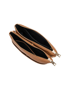 Serenade Freya Multicompartment Leather Xbody Bag