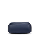 Load image into Gallery viewer, Serenade Gabby Multi Cmpt Leather Xbody Bag Navy