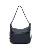 Load image into Gallery viewer, Serenade Kayleigh Convertible Leather Shoulder/Backpack Navy
