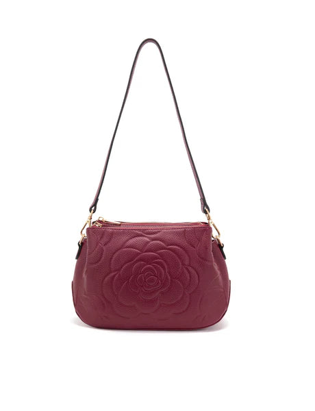 Serenade Rosie 3 Compartment Leather Bag Bur