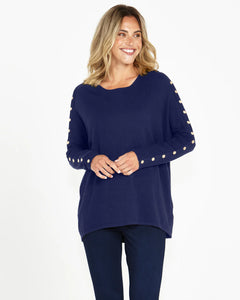 Betty Basics Bronte Knit Navy