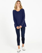 Load image into Gallery viewer, Betty Basics Bronte Knit Navy