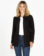 Load image into Gallery viewer, Betty Basics Sammie Collarless Military Jacket