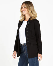 Load image into Gallery viewer, Betty Basics Sammie Collarless Military Jacket