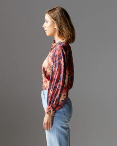 Fate + Becker Berry Kiss Blouse