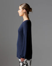 Load image into Gallery viewer, Fate + Becker Bluebell Rib Tunic Navy