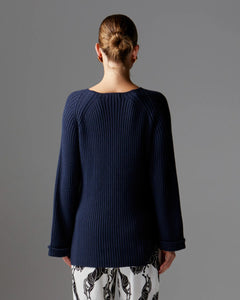 Fate + Becker Bluebell Rib Tunic Navy