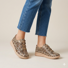 Load image into Gallery viewer, Ziera Sarmi Taupe &amp; Gold