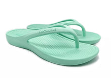 Load image into Gallery viewer, Archline Rebound Orthotic Thongs Mint Green