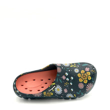 Load image into Gallery viewer, Clogees Womens Garden Clog Green Daisy
