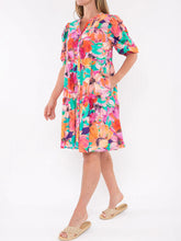 Load image into Gallery viewer, Jump Paradise Floral Poplin Dress