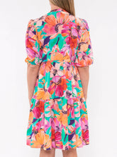 Load image into Gallery viewer, Jump Paradise Floral Poplin Dress