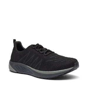 Propet Tour Knit Triple Black Mens Shoes Maa252