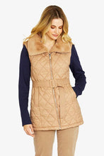 Load image into Gallery viewer, Pingpong Frankie Faux Fur Collar Vest